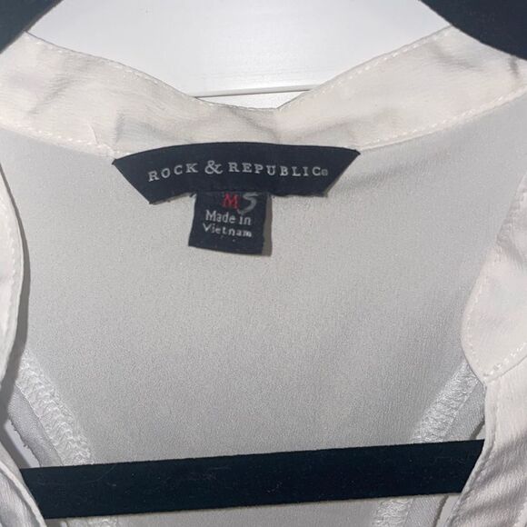 Rock & Republic flowy racerback tank “check back of tank” soft rayon” - Picture 3 of 7